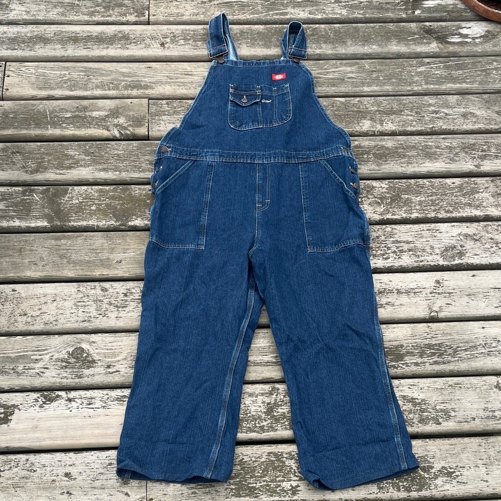 Dickies Relaxed Fit Bib Overalls Large